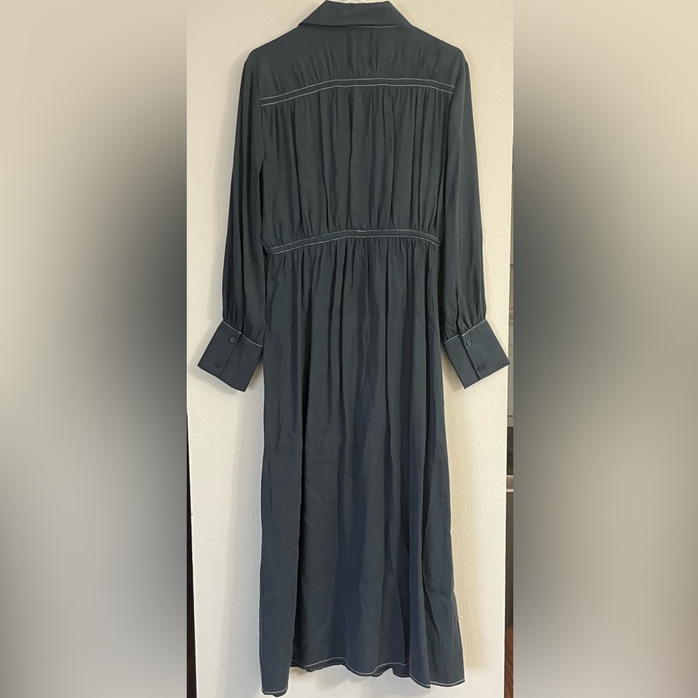 NWT ASOS Topshop Navy Blue long sleeve dress size 6 - Picture 5 of 6